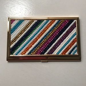 Judith Leiber business card case